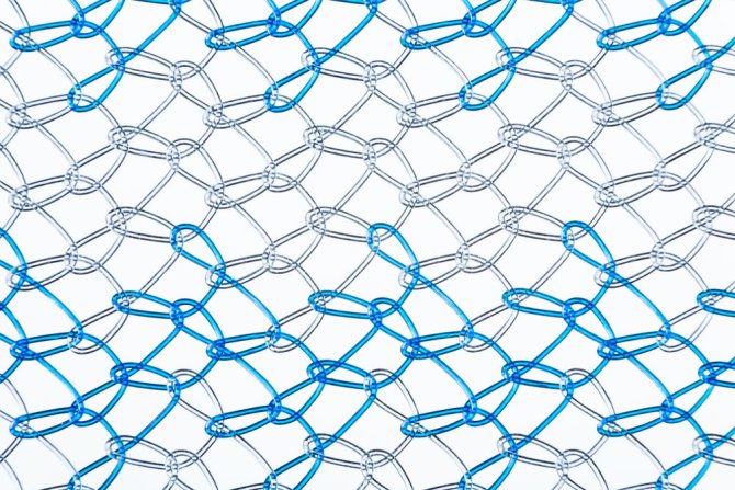 Optilene Mesh LP Blue 15x15cm [15 x 15 cm] [5 Stück]