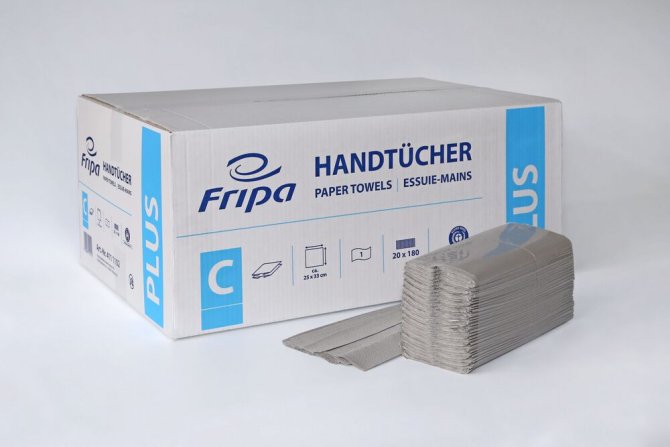 Papierhandtücher Plus 1-lg. C-Falz Recycling [25 x 33 cm] [3600 Stück]