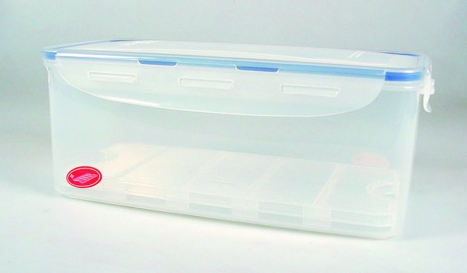 Transportbox, 295 x 230 x 84 mm, mit Ablaufgitter, 3,9 Liter