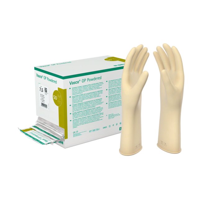 Vasco OP Powdered, OP-Latexhandschuhe steril [Gr. 6] [50 Paar]